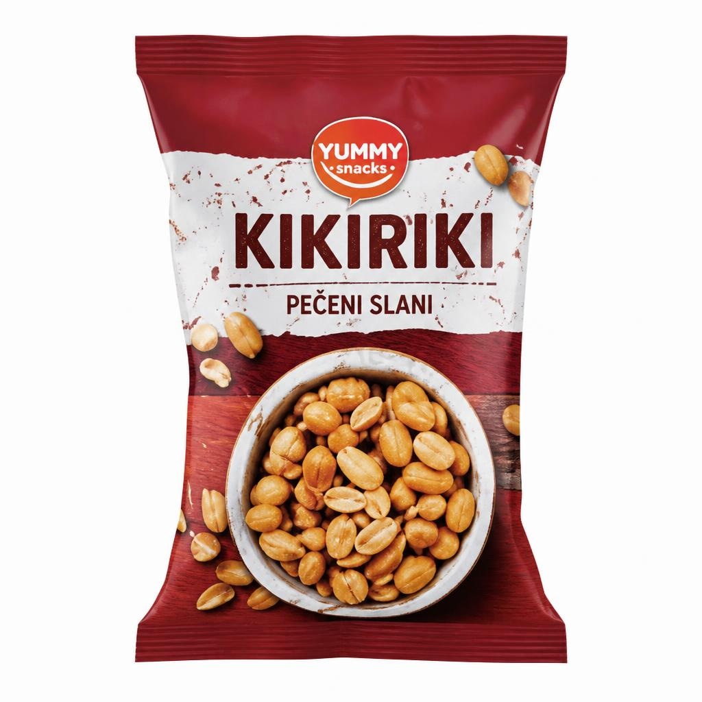 Yummy kikiriki pečeni slani 500 g Akcija u trgovini Kaufland