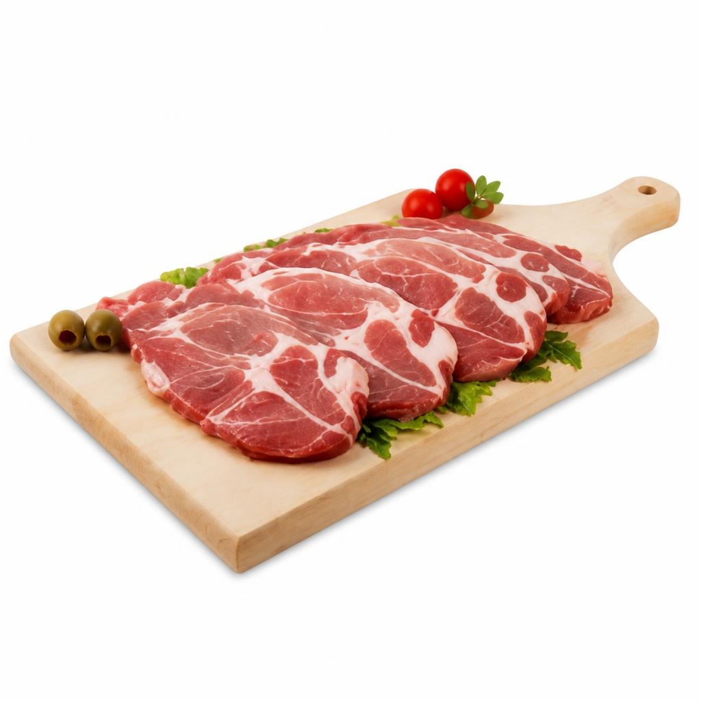 Svinjski vrat bez kosti odrezak 500 g - Akcija u trgovini Eurospin