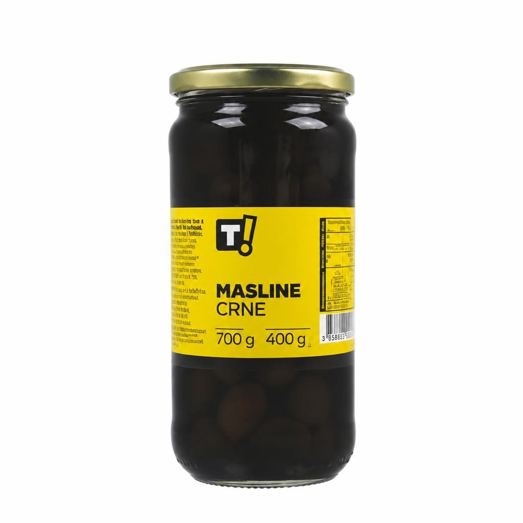 T! masline crne 700 g Akcija u trgovini Tommy