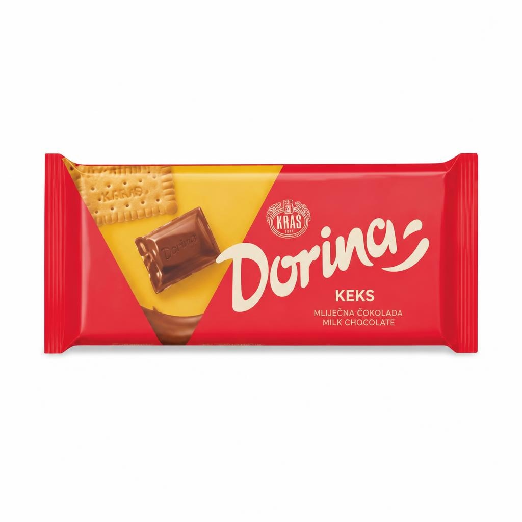 Mliječna čokolada Dorina 75 g, 80 g - Akcija u trgovini KTC