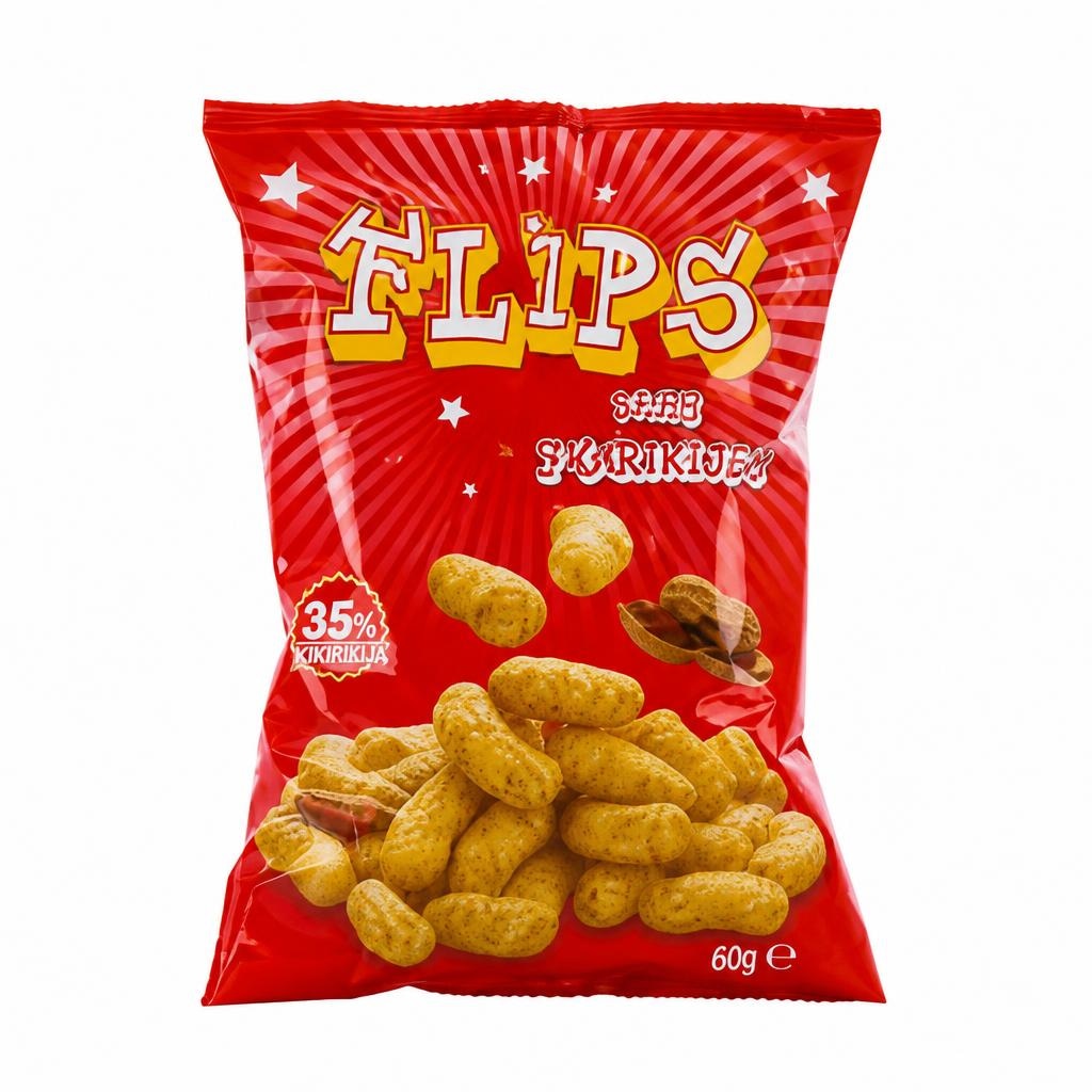 Flips s Kikirikijem 60 g - Akcija u trgovini Eurospin