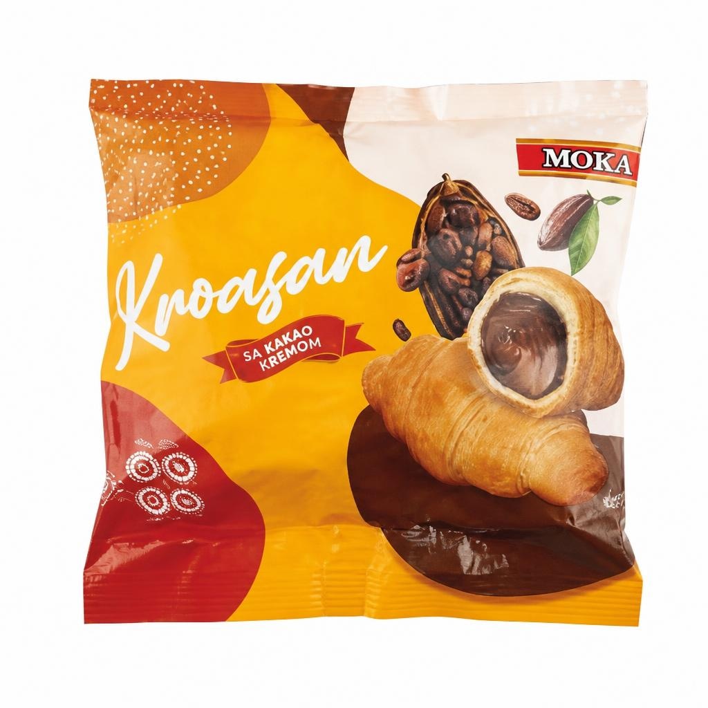 Moka kroasan s kakao kremom ili marelicom 1 kg Akcija u trgovini Kaufland
