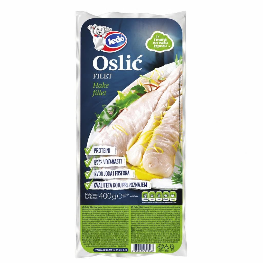 Ledo Oslić filet 400 g Akcija u trgovini Konzum