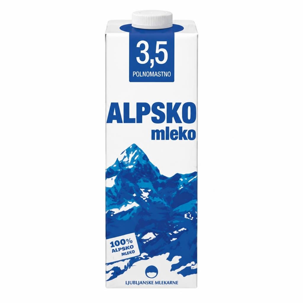 Dukat Trajno mlijeko alpsko 1 l - Akcija u trgovini Djelo