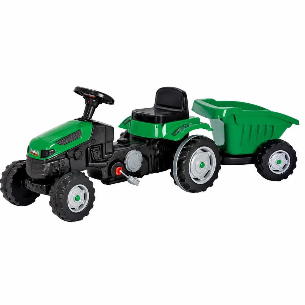 Traktor na pedale + prikolica Akcija u trgovini Vinkoprom