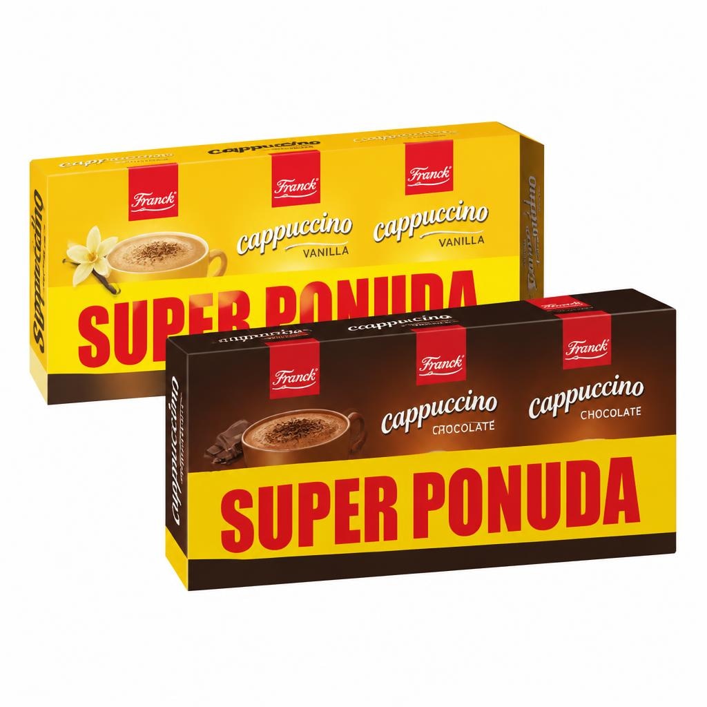 Franck cappuccino čokolada ili vanilija 3x144 g ili 3x148 g Akcija u trgovini Tommy