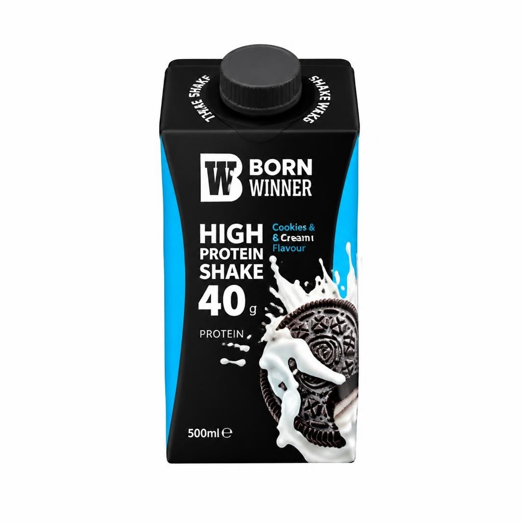 Napitak shake keks i vrhnje 500 ml Born Winner Akcija u trgovini NTL