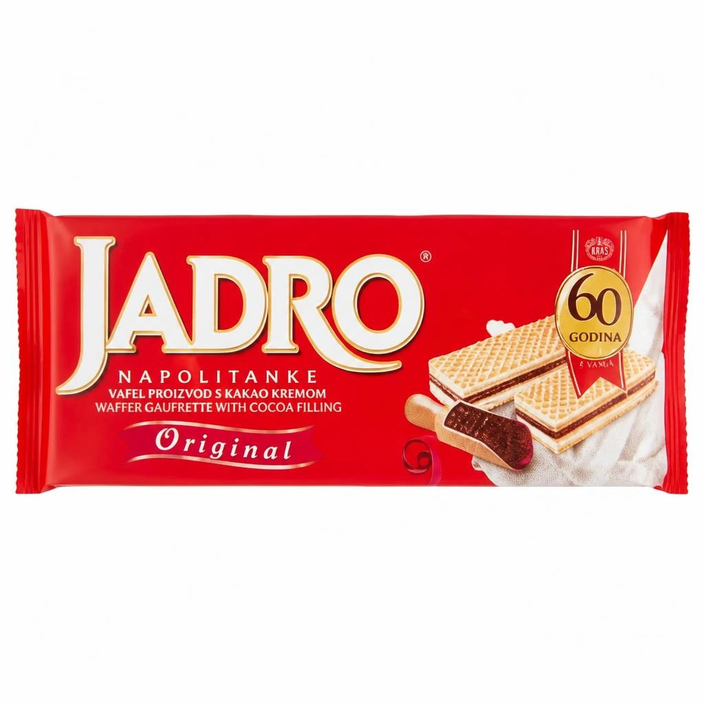 Kraš Jadro napolitanke 860 g Akcija u trgovini Lidl