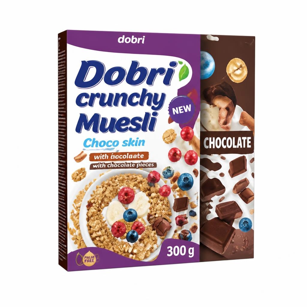 Dobri Crunchy muesli ili zobene pahuljice 300 g - Akcija u trgovini Bipa