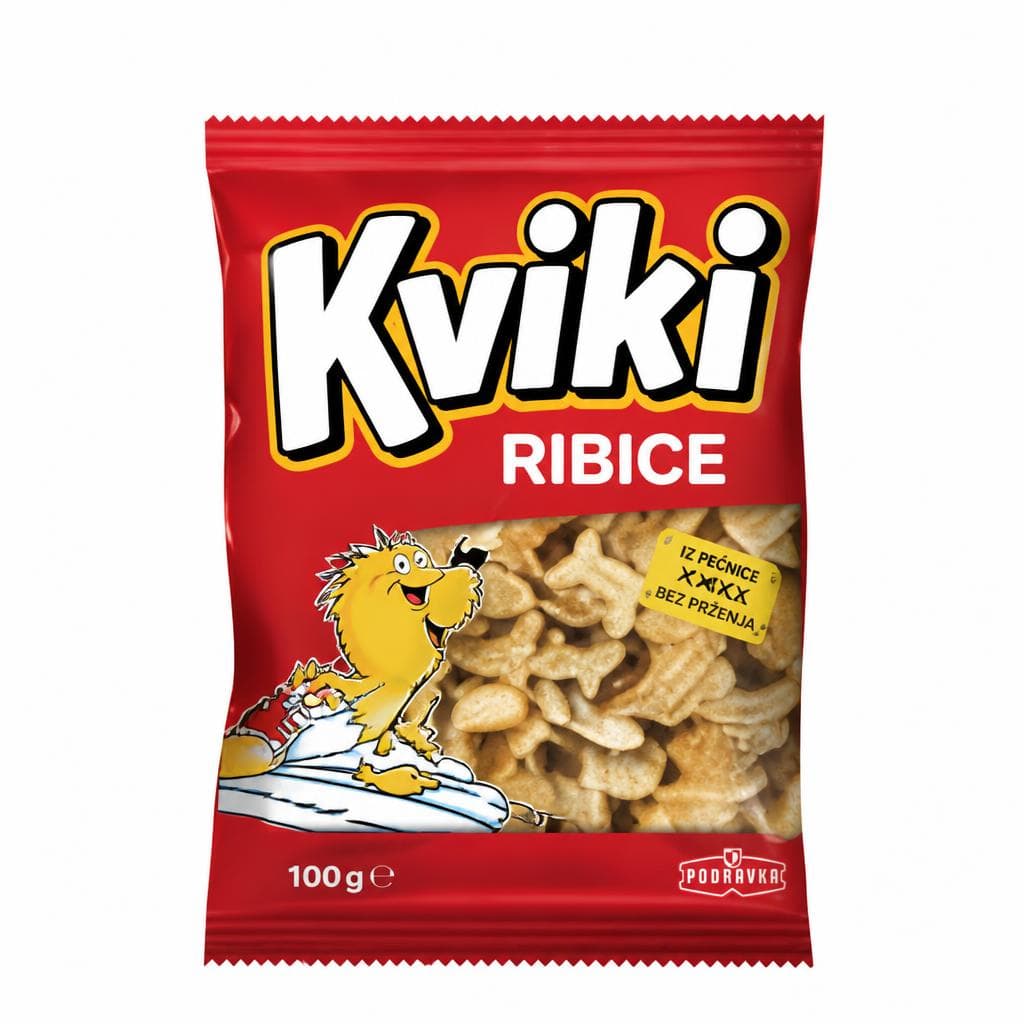Podravka Ribice Kviki 100 g Akcija u trgovini Studenac