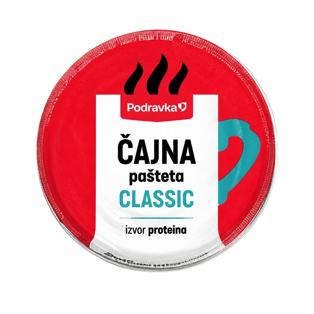 Pašteta Čajna Classic 95g Podravka Akcija u trgovini Vrutak