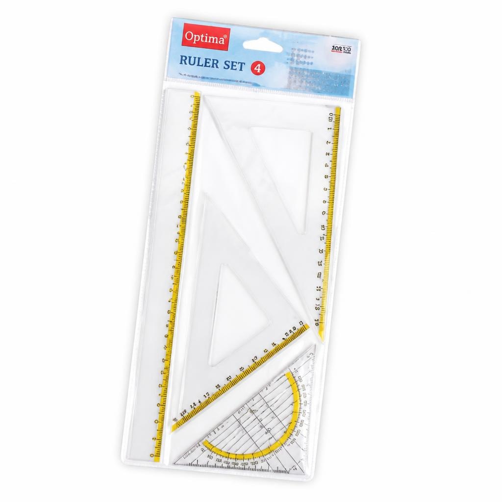 Geometrijski set Optima 1 pakiranje Akcija u trgovini Boso