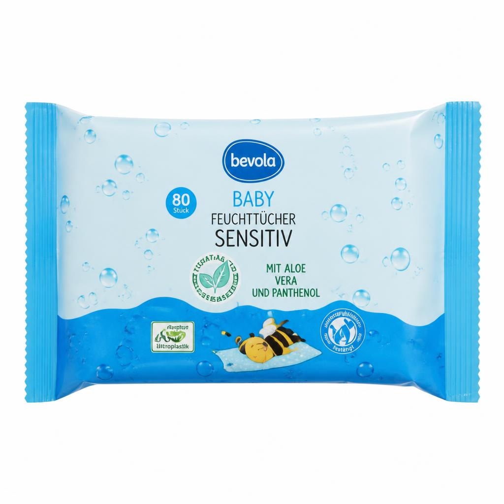 Bevola Baby vlažne maramice 80 kom - Akcija u trgovini Kaufland