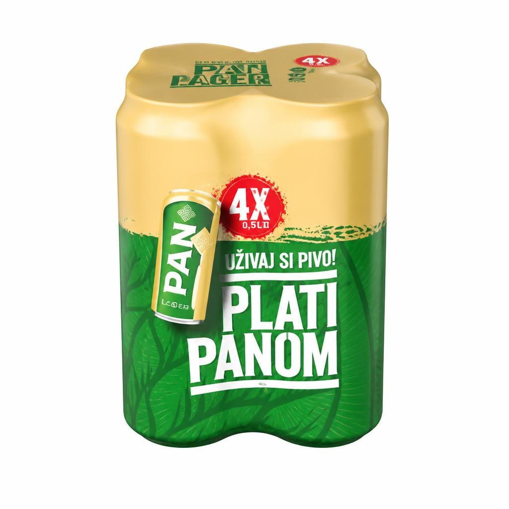 Pivo Pan 4x0,50L Akcija u trgovini Vrutak