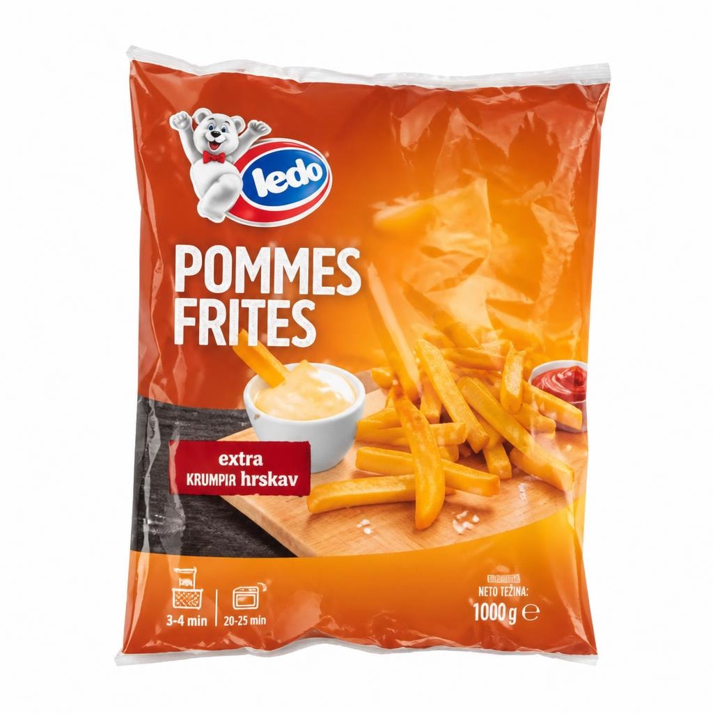 Ledo Pommes Frites 1 kg Akcija u trgovini Plodine