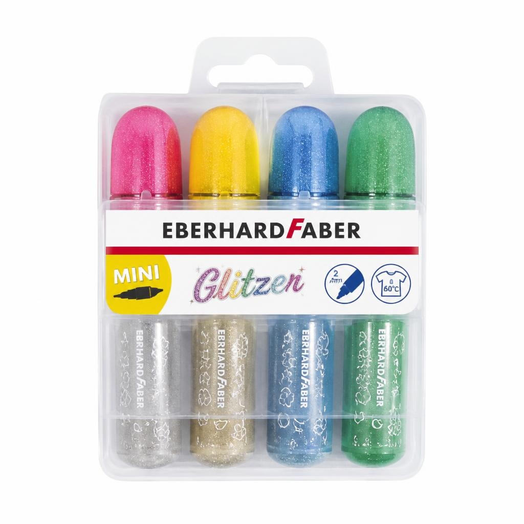 Eberhard Faber mini glitzer markeri 4 kom Akcija u trgovini Mueller