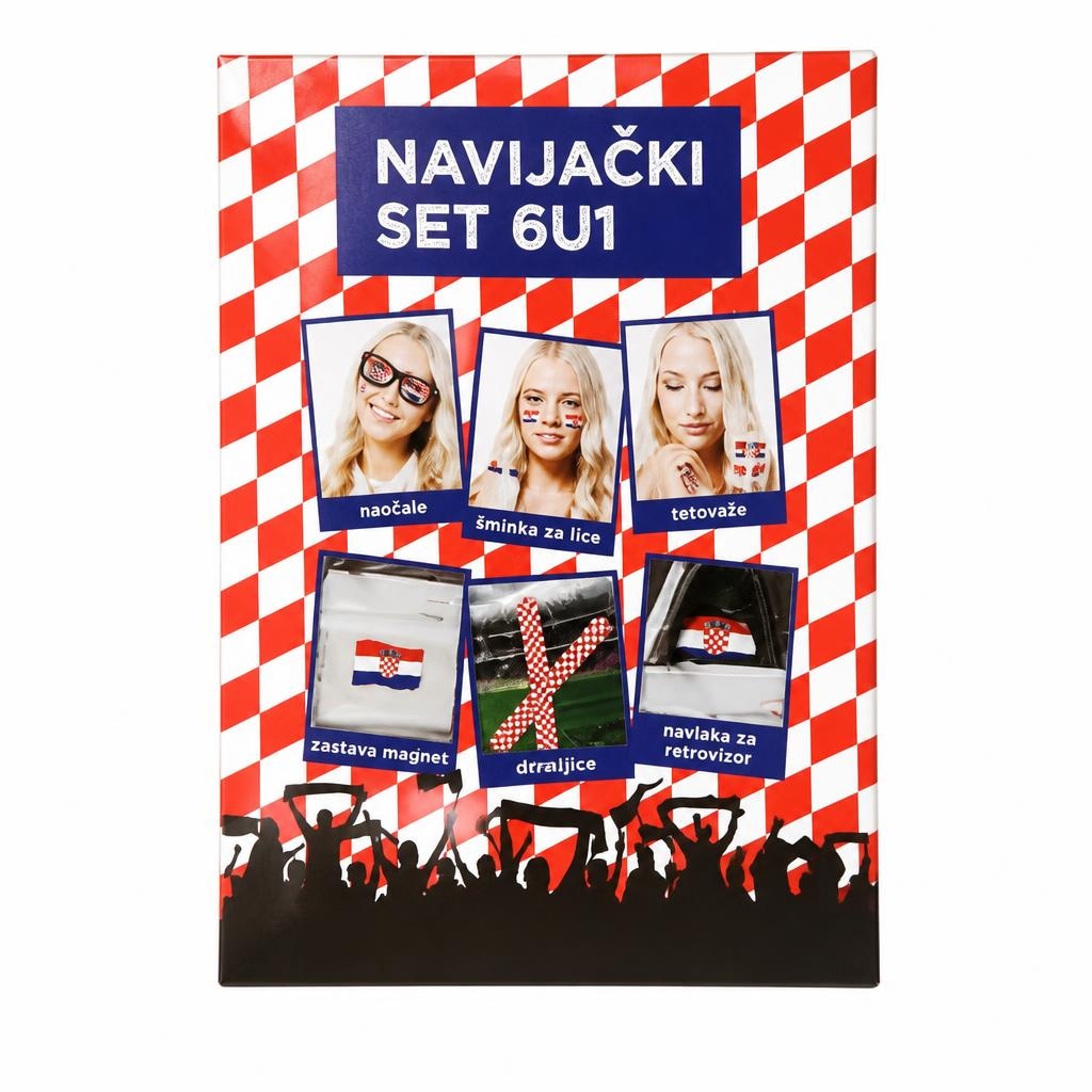 Navijački set - Akcija u trgovini Kaufland