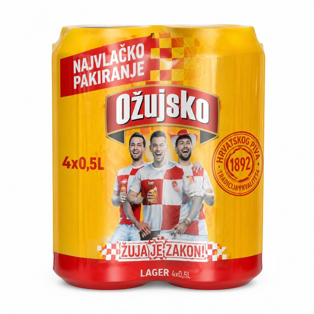 Ožujsko Pivo 4x0,5 l - Akcija u trgovini Gavranović