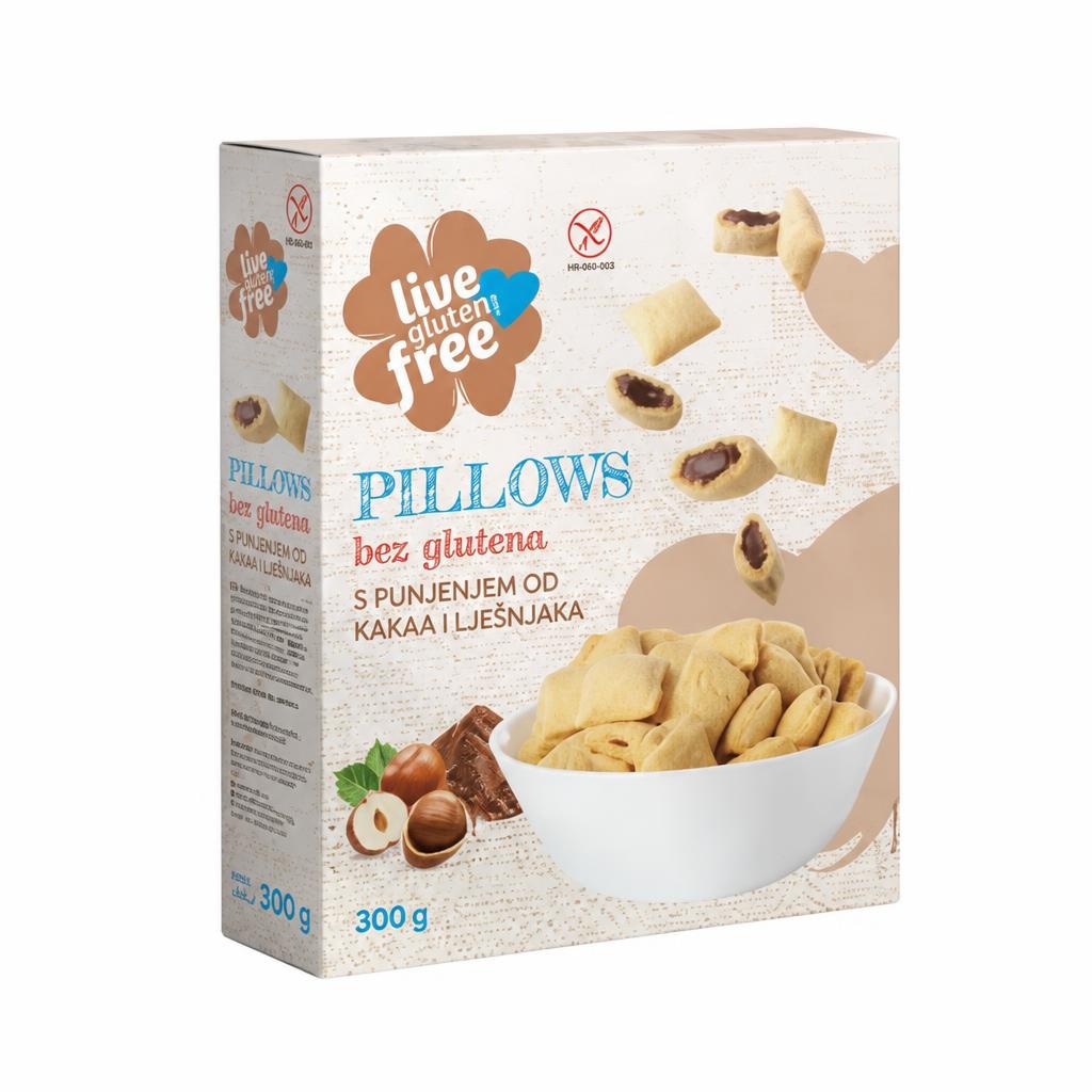 Live Gluten Free punjeni jastučići 300 g Akcija u trgovini Plodine