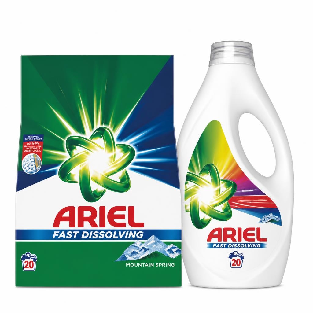 Ariel Deterdžent za pranje rublja 1.1 kg ili 1.125 L Akcija u trgovini Tommy