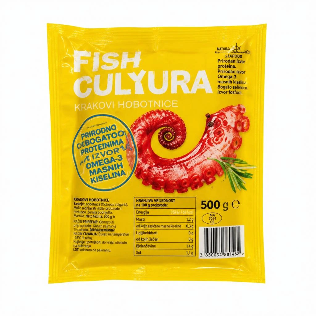 Fishcultura Krakovi hobotnice 500 g Akcija u trgovini Tommy