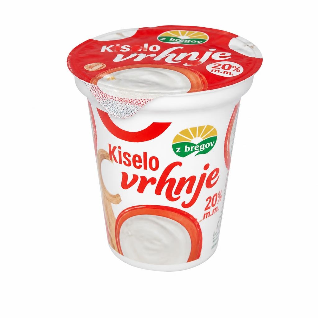 'z bregov, Vindija Kiselo vrhnje 200 g Akcija u trgovini Tommy