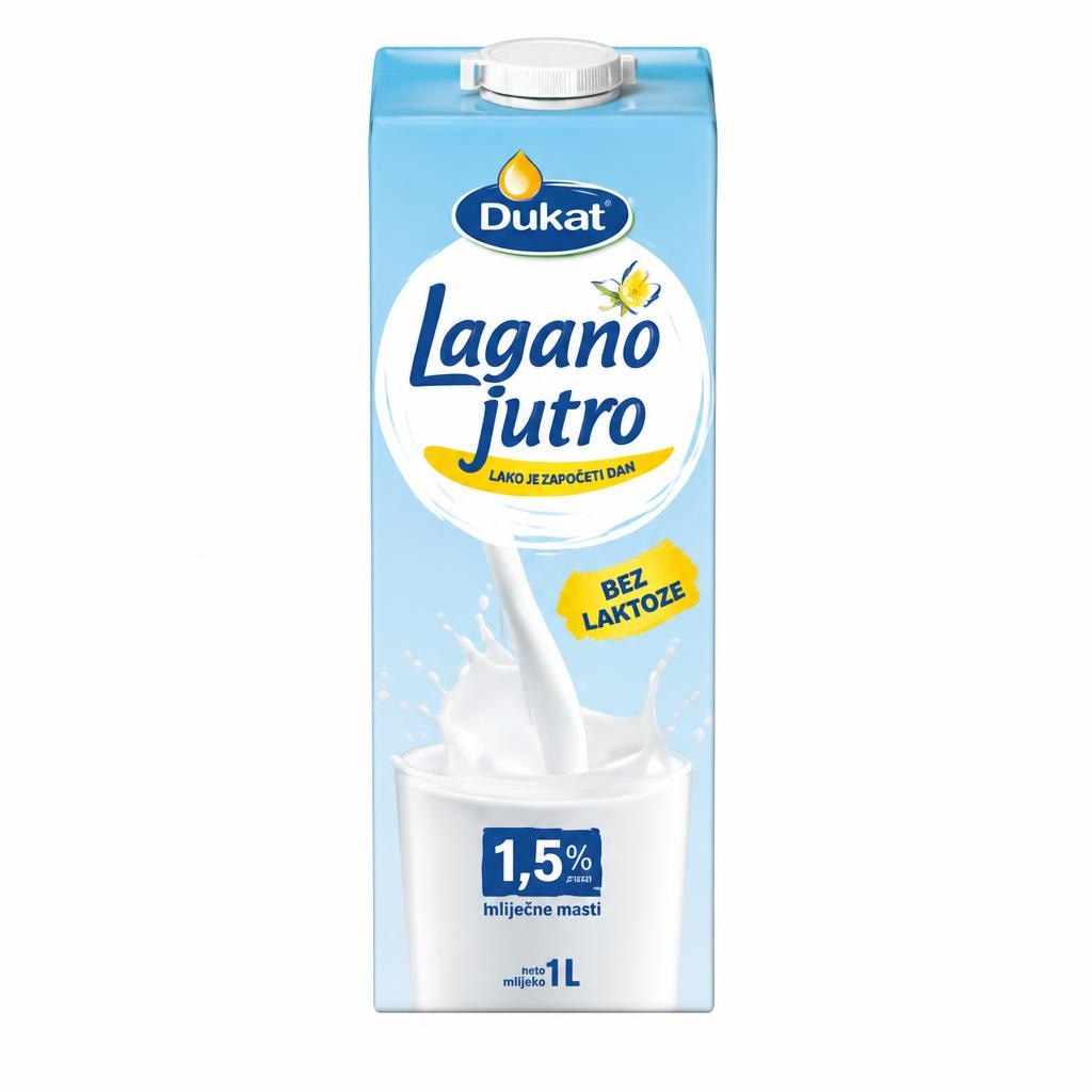 Dukat Mlijeko Lagano jutro 1 l - Akcija u trgovini Djelo