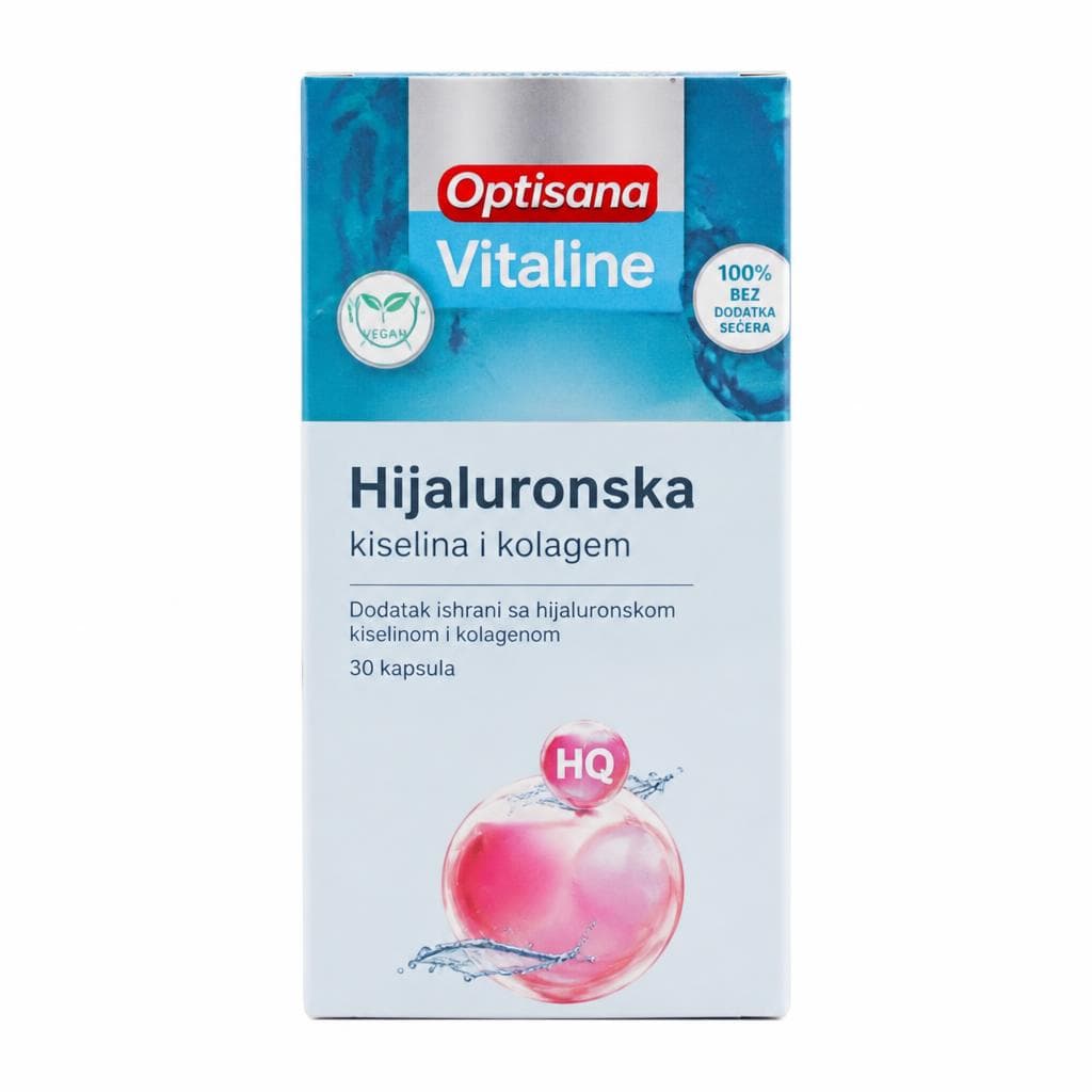 Optisana hijaluronska kiselina i kolagen kapsule 30 kom Akcija u trgovini Lidl