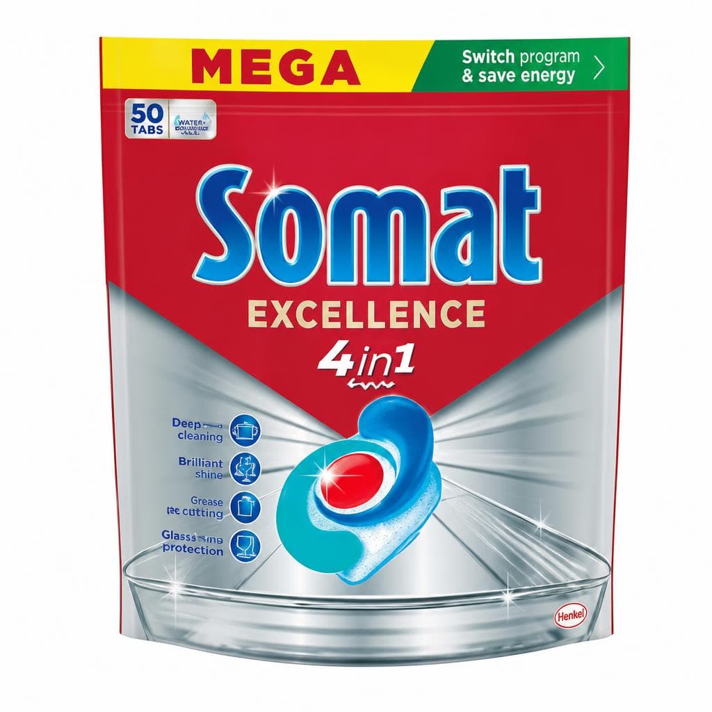 Tablete za strojno pranje posuđa Somat 60 kom Akcija u trgovini Spar