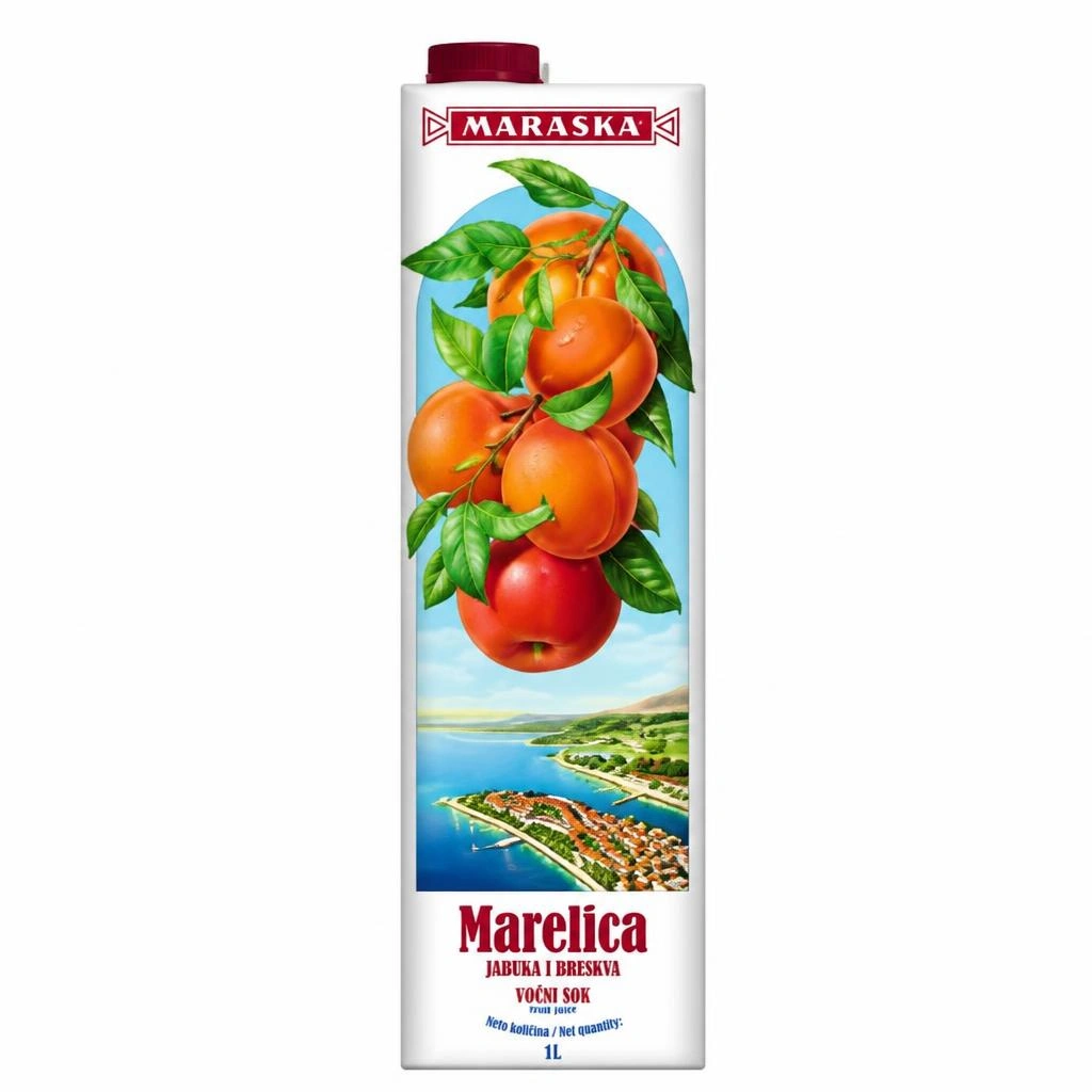 Maraska sok marelica/breskva/jabuka 1,00 L Akcija u trgovini Vrutak