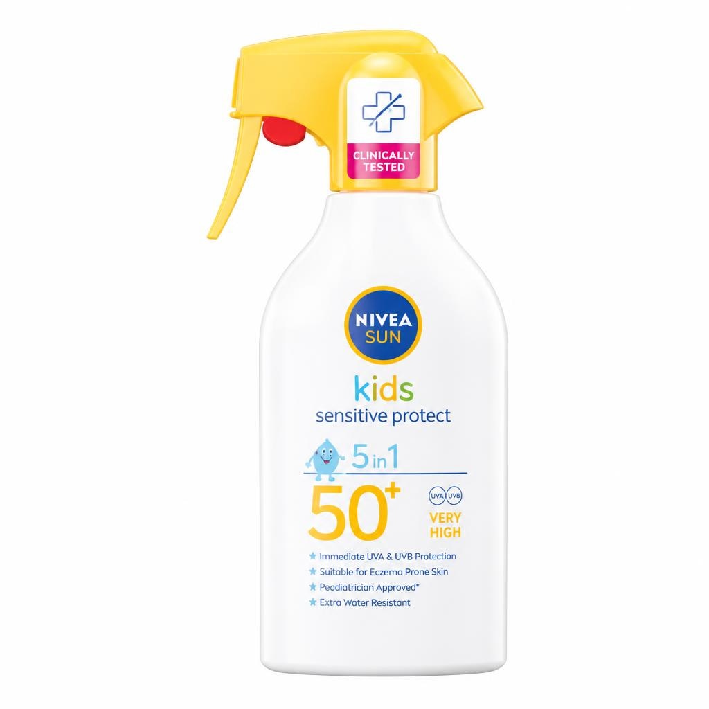 Nivea Sun Kids sensitive protect SPF 50+ trigger 270 ml Akcija u trgovini KTC