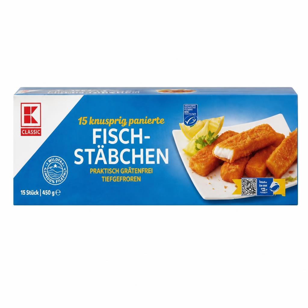 Riblji štapići 15 kom | 450 g Classic - Akcija u trgovini Kaufland