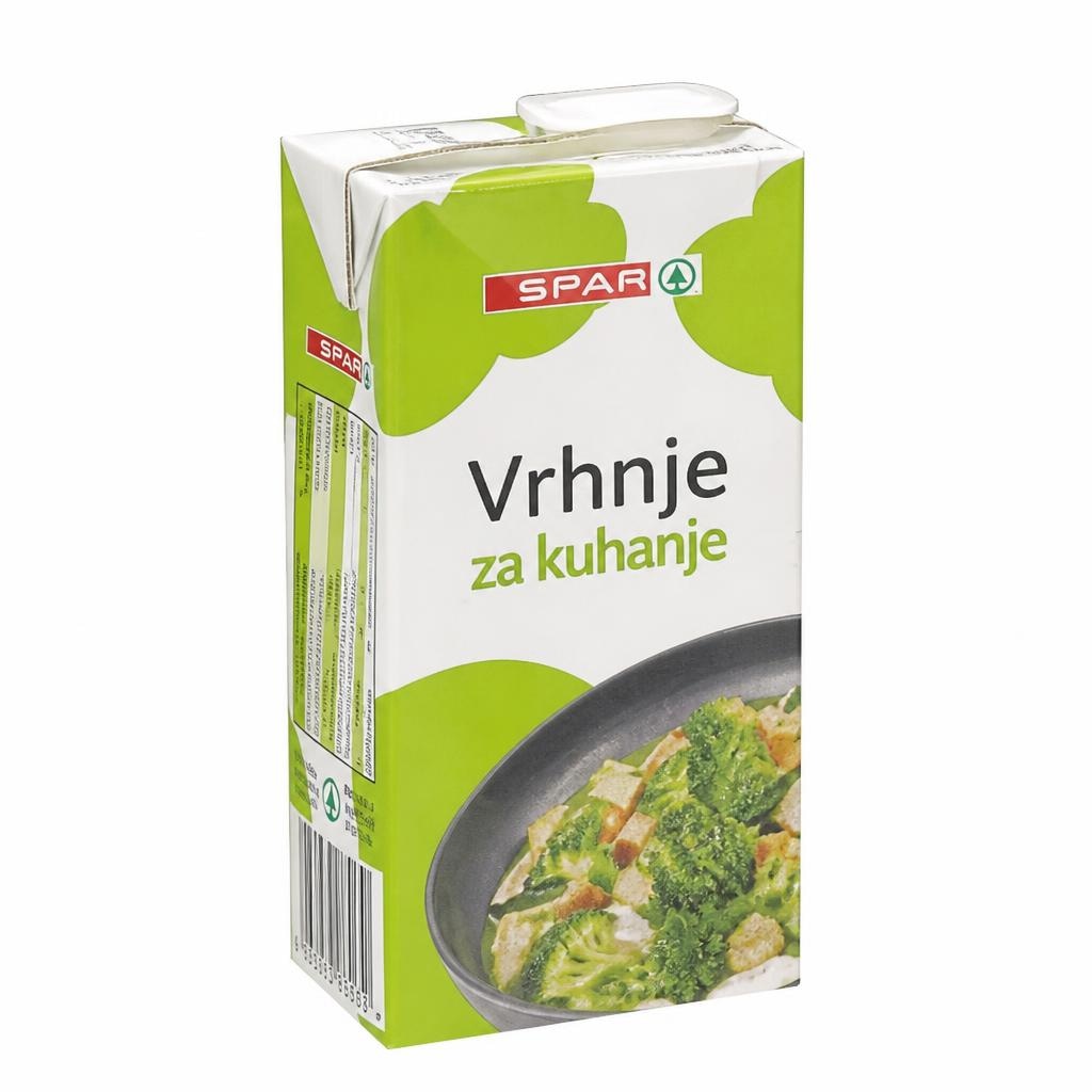 Vrhnje za kuhanje 500 g Spar Akcija u trgovini Spar