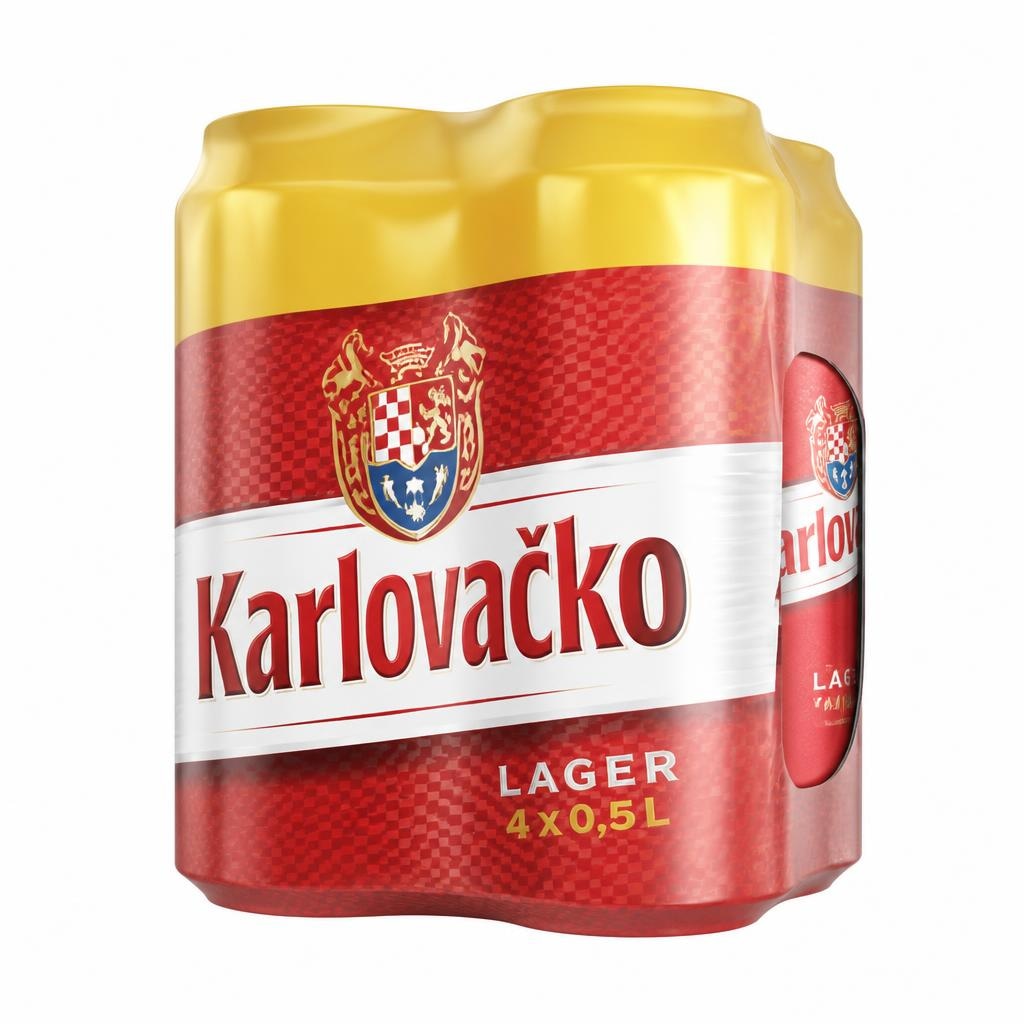 Karlovačko pivo 4x0,5 l Akcija u trgovini Studenac