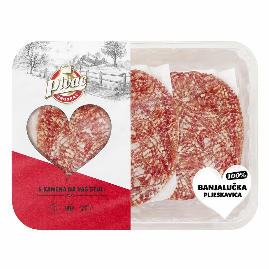 Banjalučka pljeskavica Pivac 450 g Akcija u trgovini KTC