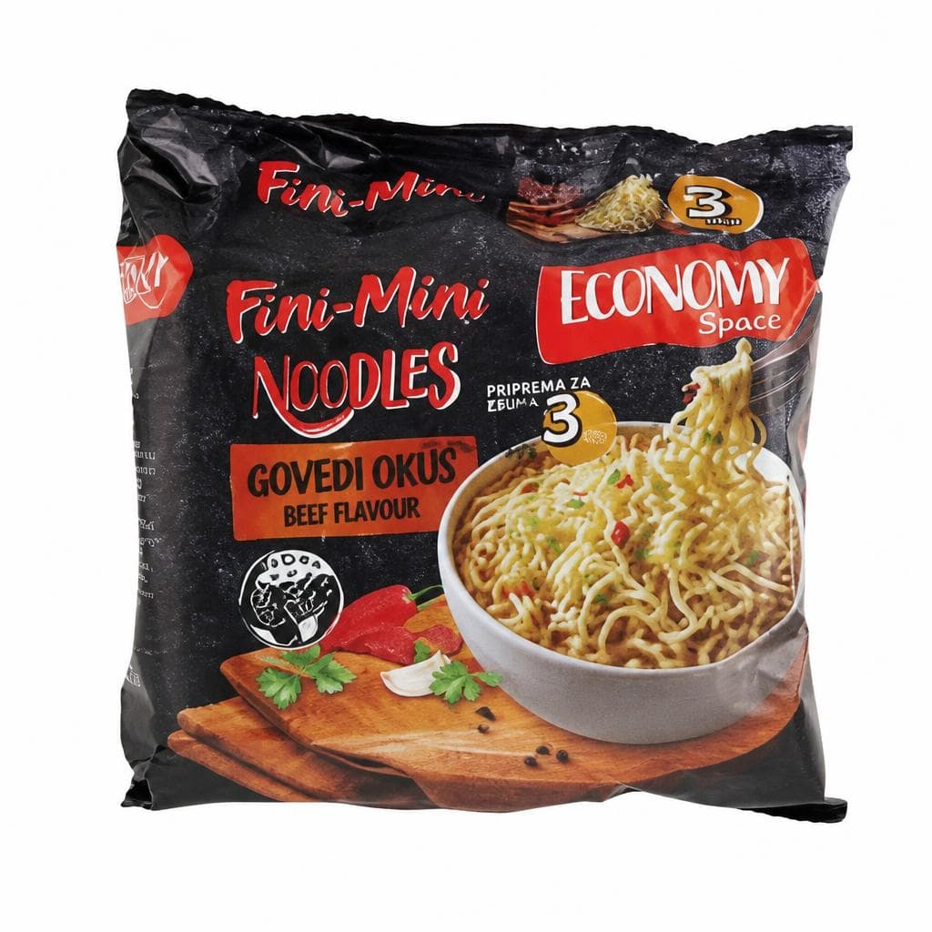 Fini-Mini noodles s tjesteninom govedina ili kokošja 5x75 g Akcija u trgovini Kaufland