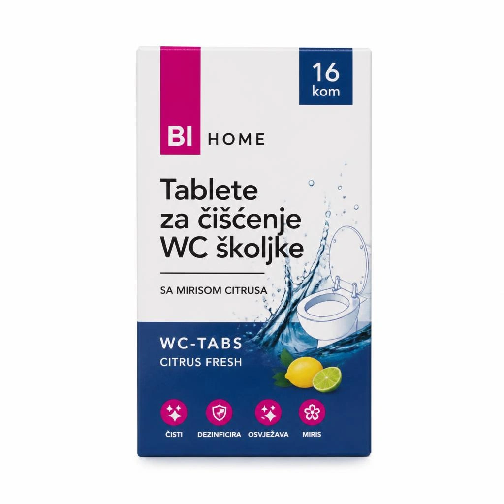 BI HOME Tablete za čišćenje WC školjke 16 kom Akcija u trgovini Bipa