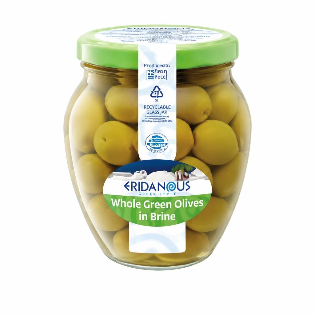 Eridanous zelene masline s košticama 500 g Akcija u trgovini Lidl
