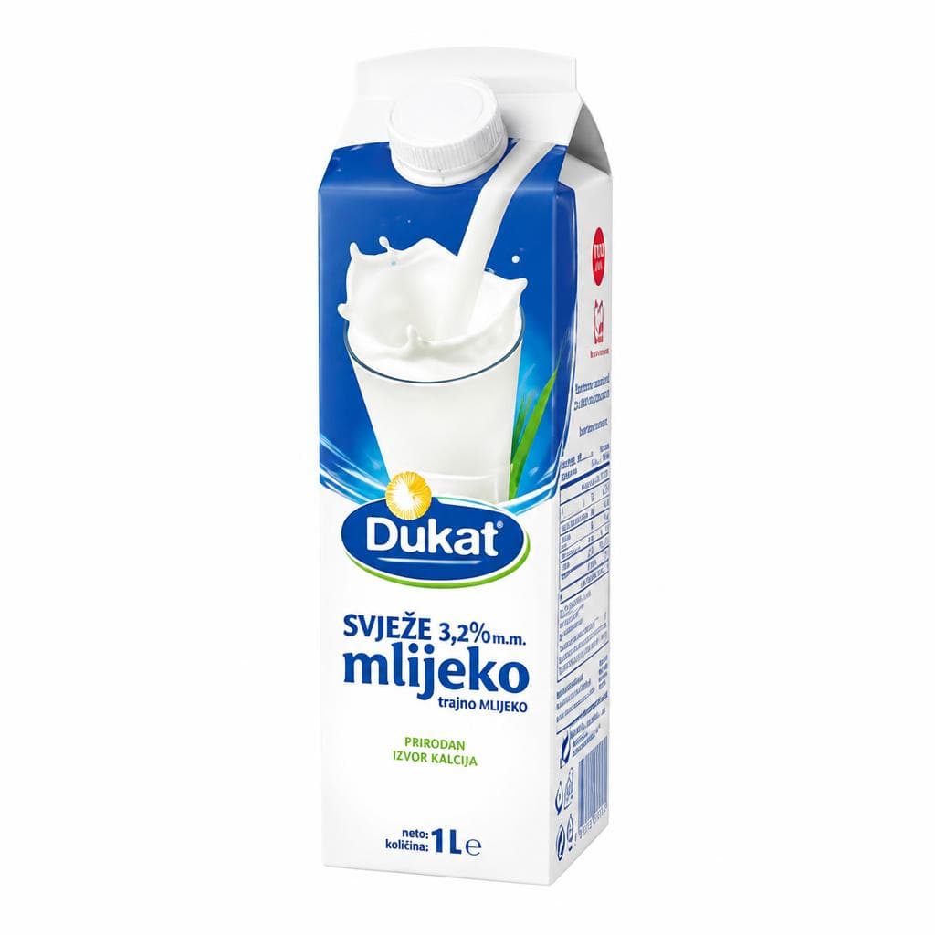 Dukat svježe mlijeko 1 l Akcija u trgovini KTC