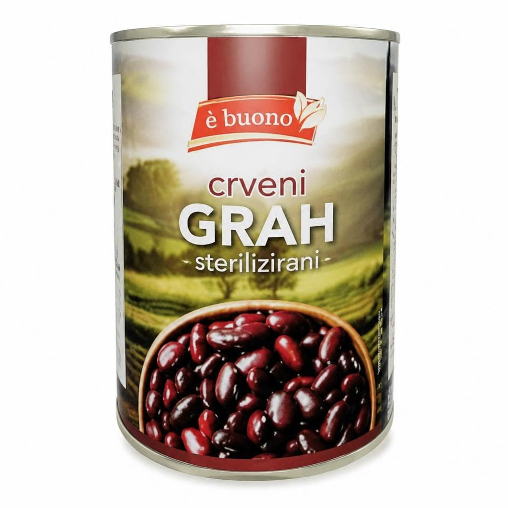 E Buono Grah crveni 400g Akcija u trgovini Pivac
