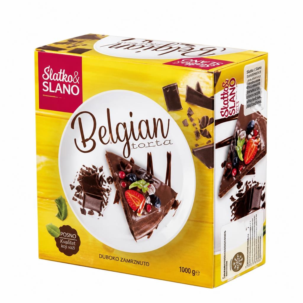 Slatko & Slano Belgijska torta 600 g Akcija u trgovini Pivac