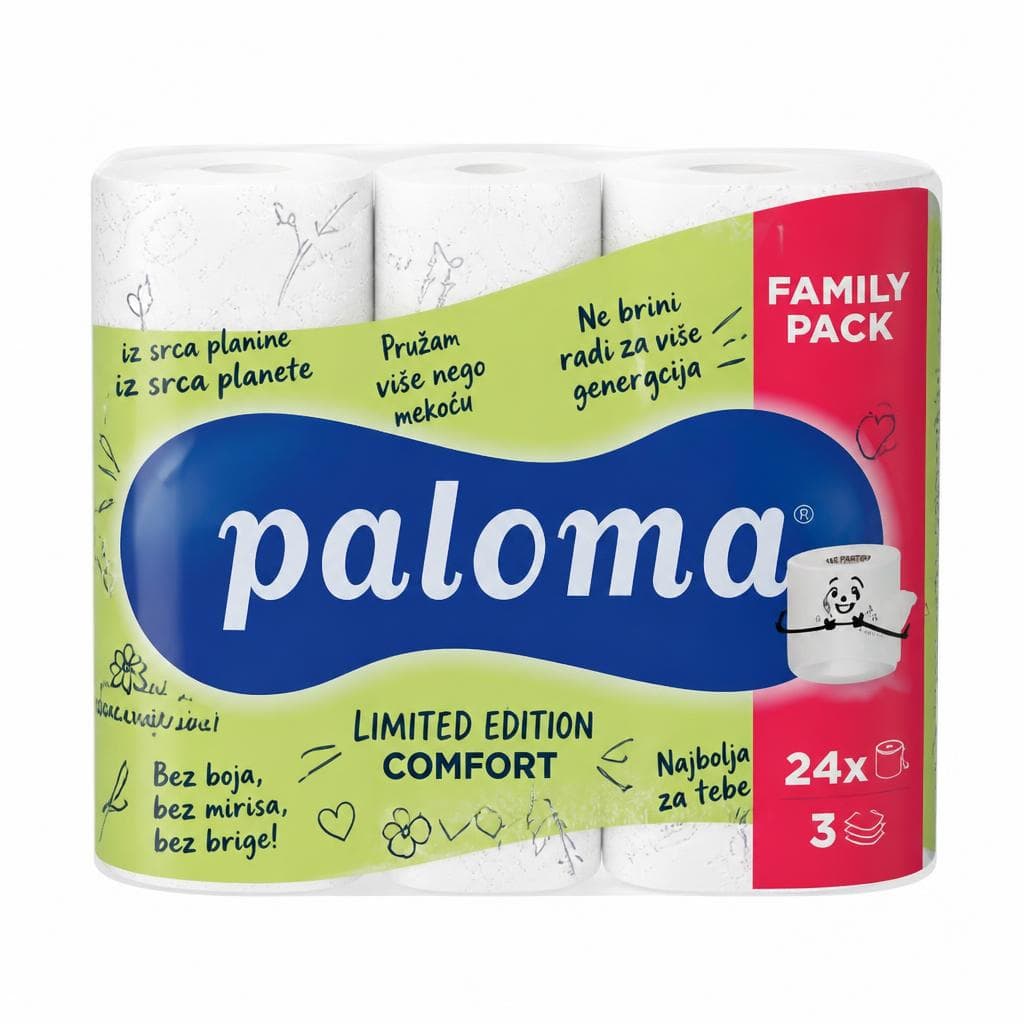 Paloma toaletni papir Comfort 24/1 Akcija u trgovini Kaufland
