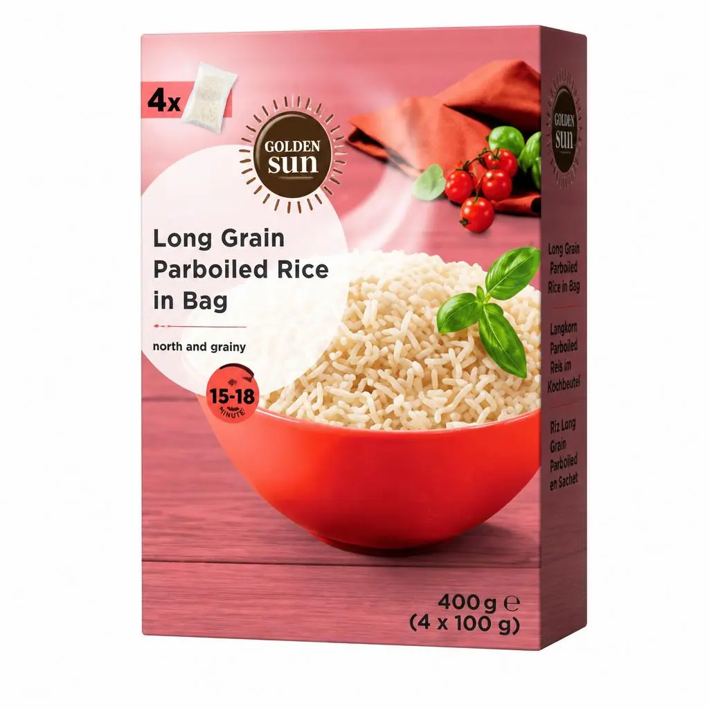 Golden Sun Parboiled riža 4 x 100 g Akcija u trgovini Lidl