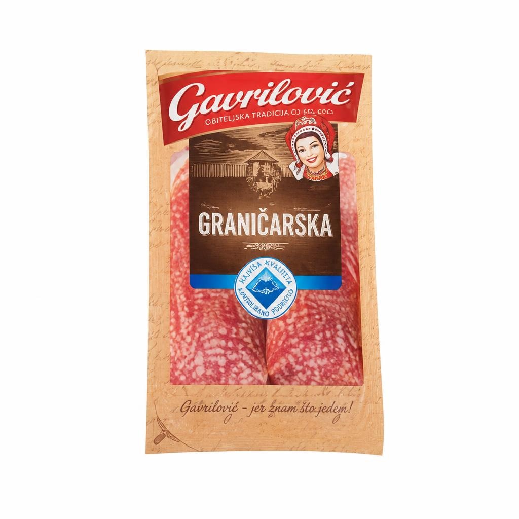 Kobasica Graničarska Gavrilović 80 g - Akcija u trgovini Bakmaz