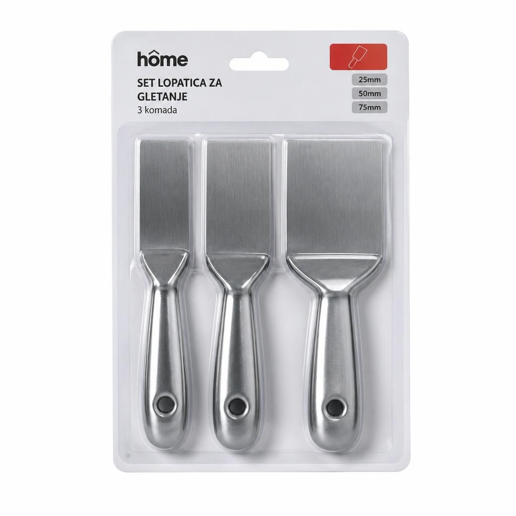 Home set lopatica za gletanje pak Akcija u trgovini Konzum