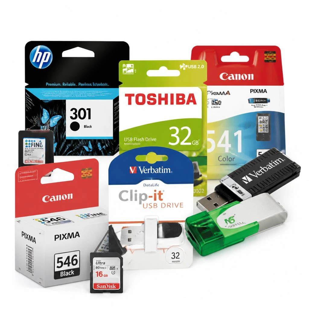 Svi USB stickovi, memorijske kartice i toneri Akcija u trgovini Spar