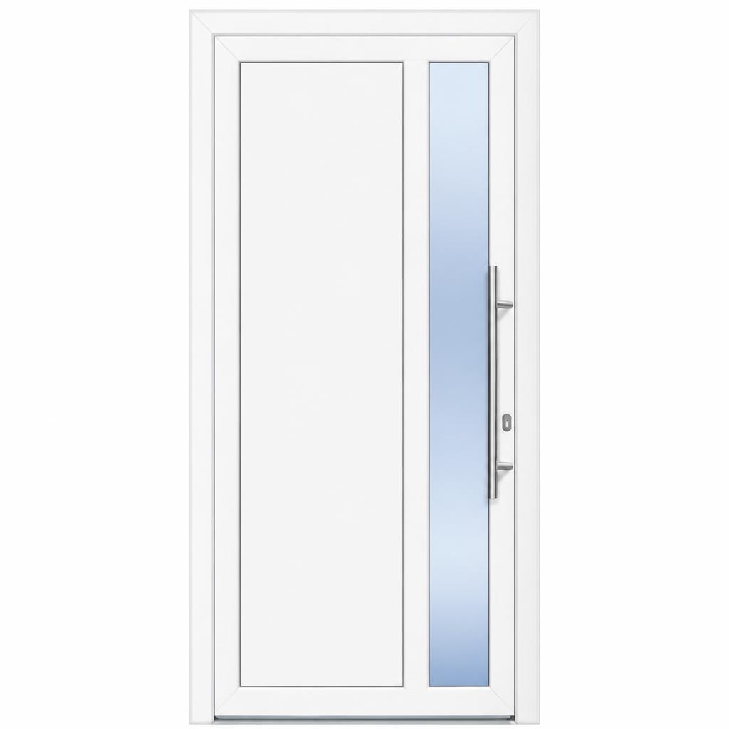 PVC ulazna vrata 'KF 93' š 100 x v 210 cm Akcija u trgovini Bauhaus
