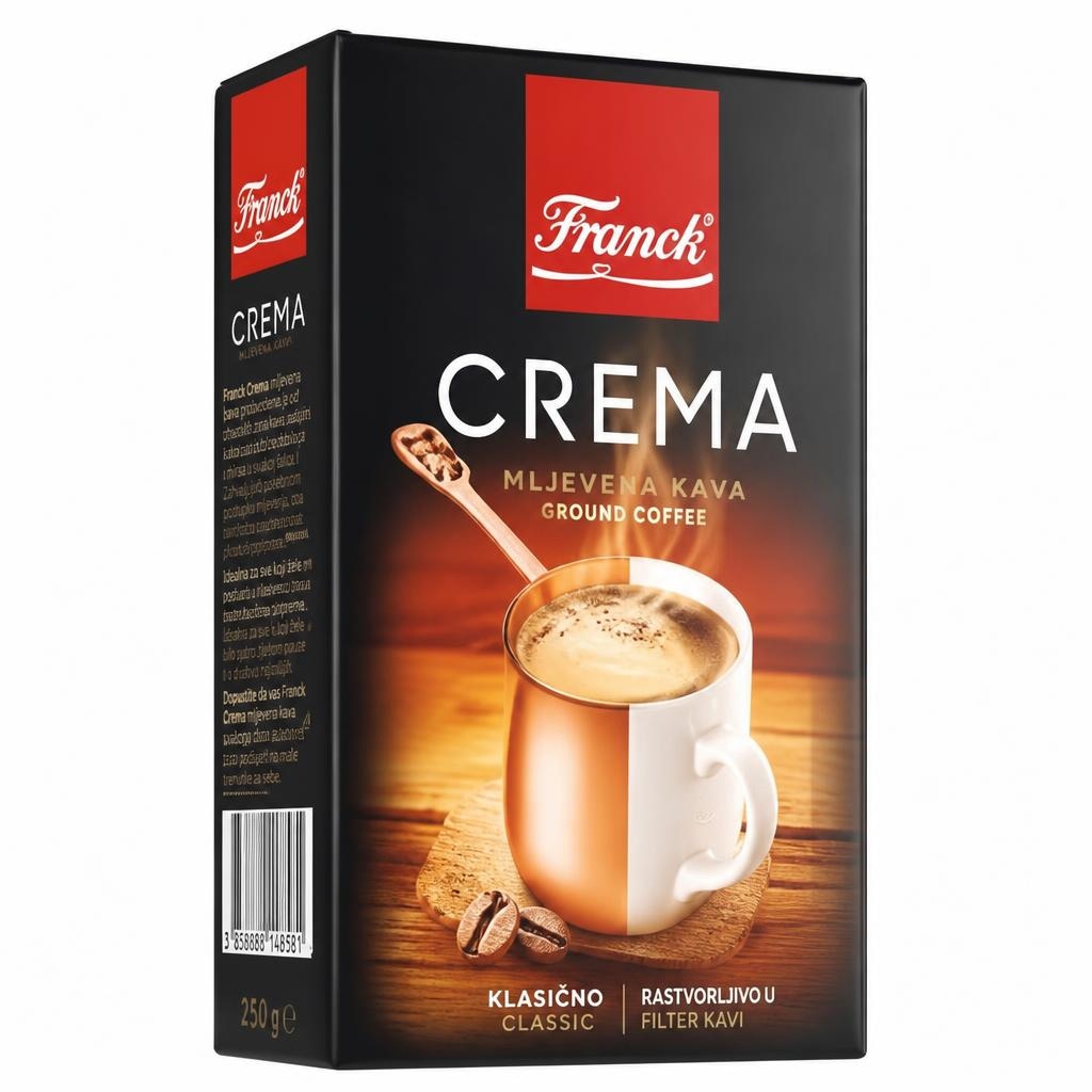 Crema, Franck Kava mljevena 250 g - Akcija u trgovini Tommy