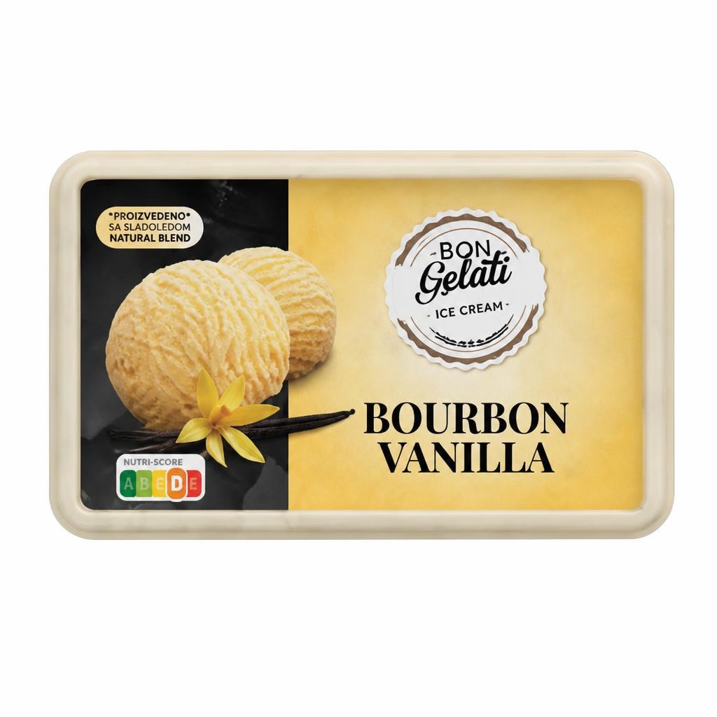 Bon Gelati sladoled bourbon vanilija 2500 ml Akcija u trgovini Lidl
