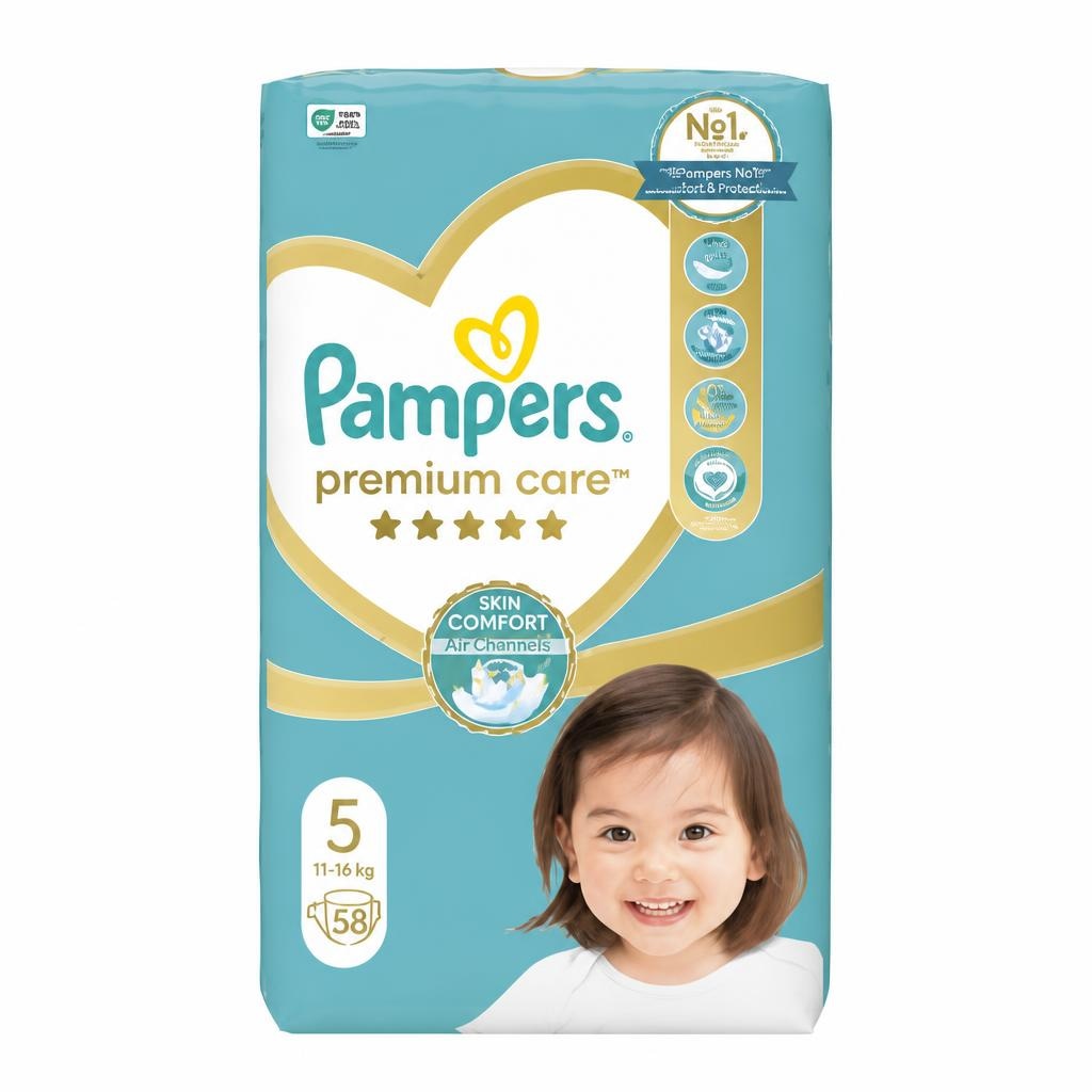 Pampers Premium Care dječje pelene S4, 68/1; S5, 58/1 - Akcija u trgovini Konzum